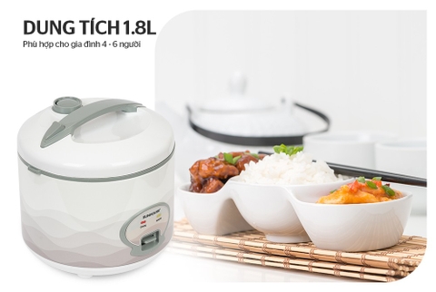 Nồi cơm điện 1.8L Sunhouse SHD8602