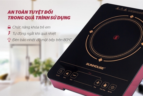 Bếp hồng ngoại cảm ứng Sunhouse SHD6014