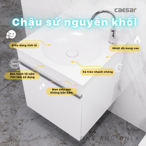Bộ Lavabo tủ Caesar LF5038 + EH05038AV