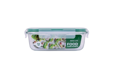 Hộp Thực Phẩm Thủy Tinh nhựa Duy Tân Matsu Lock 640ml No.1588