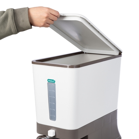 Tủ gạo (thùng đựng gạo) 20kg Hokori Việt Nhật 5339