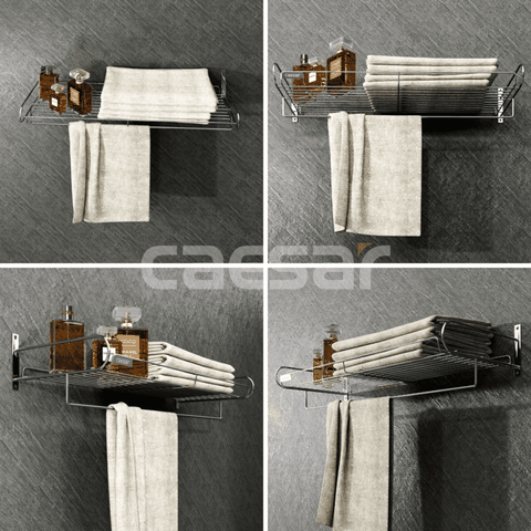 Giá treo khăn Caesar ST834V 2 tầng