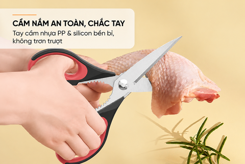 Kéo cắt đa năng 225 thép không gỉ Sunhouse KS-SC225