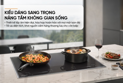 Bếp đôi điện từ Sunhouse MamaMMB82332-TEC
