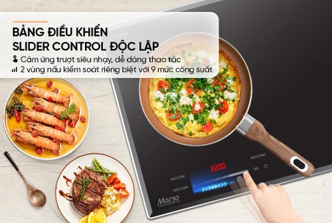 Bếp đôi điện từ Sunhouse MamaMMB82332-TEC