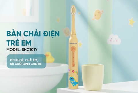 Bàn chải điện trẻ em Sunhouse SHC101Y