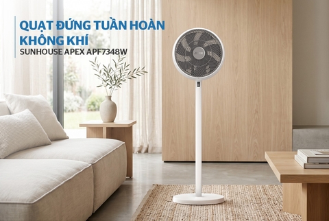 Quạt đứng tuần hoàn không khí Sunhouse Apex APF7348W