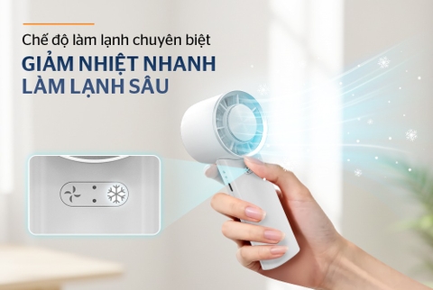 Quạt sạc mini cầm tay Sunhouse SHD7113