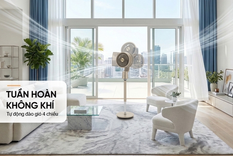 Quạt đứng tuần hoàn không khí Sunhouse Apex APF7320GY
