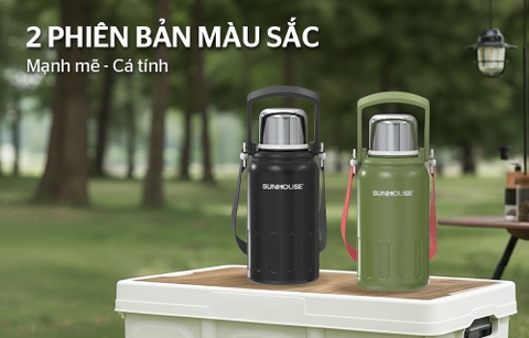 Bình giữ nhiệt PowerJug 850 ml Sunhouse KS-TU850PB