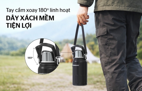 Bình giữ nhiệt PowerJug 850 ml Sunhouse KS-TU850PB