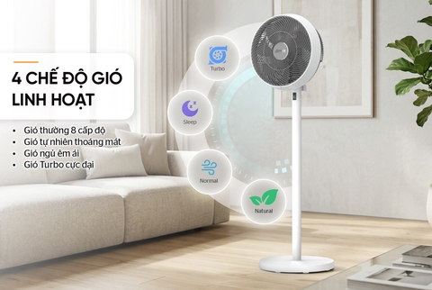 Quạt đứng tuần hoàn không khí Sunhouse Apex APF7348W