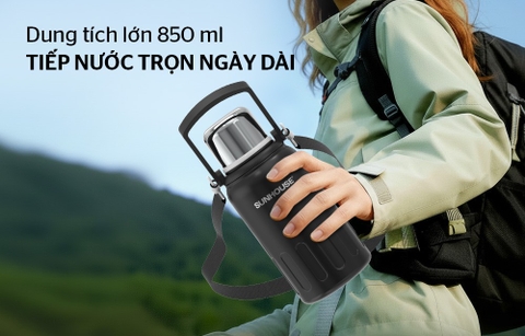 Bình giữ nhiệt PowerJug 850 ml Sunhouse KS-TU850PB