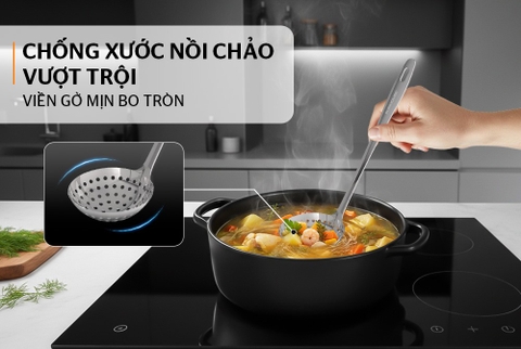 Muôi vá thủng Inox Sunhouse Healthy KS-SL220I