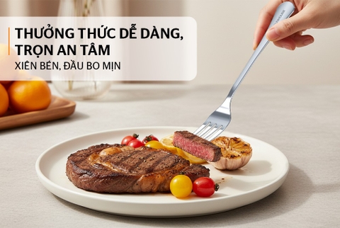 Bộ 2 nĩa dĩa ăn Inox Sunhouse Healthy KS-S2FO200I