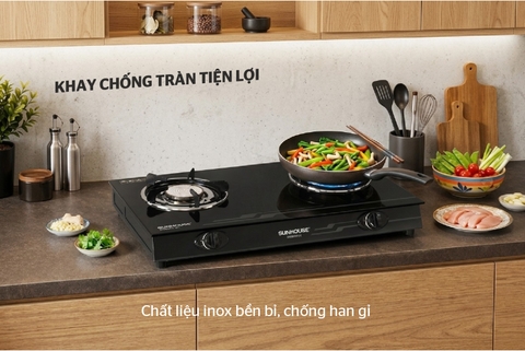 Bếp gas dương hồng ngoại Sunhouse SHB31013-EC