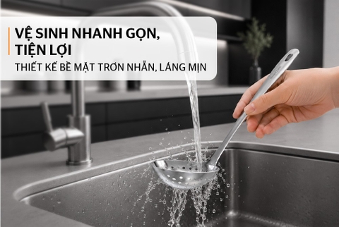 Muôi vá thủng Inox Sunhouse Healthy KS-SL220I