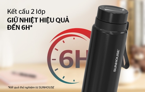 Bình giữ nhiệt Flexi 750 ml Sunhouse KS-TU750FB