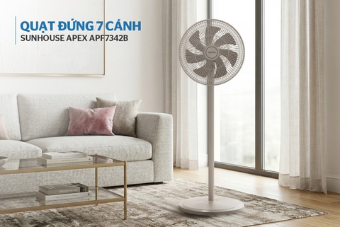 Quạt đứng 7 cánh Sunhouse Apex APF7342B