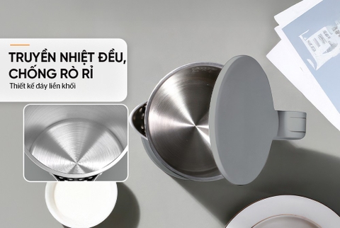 Ấm siêu tốc Inox 2 lớp 2L Sunhouse Mama SHD1379