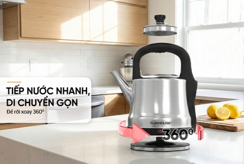 Ấm siêu tốc Inox 5L Sunhouse SHD1403