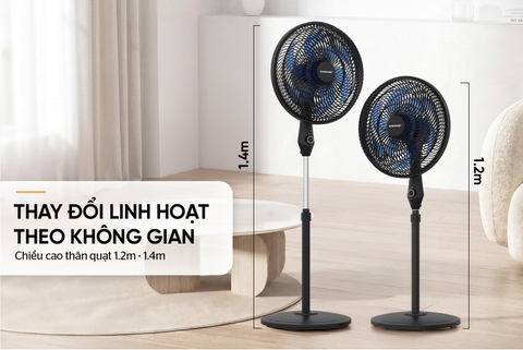 Quạt đứng 5 cánh Sunhouse SHD7361B