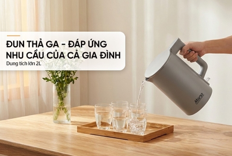 Ấm siêu tốc Inox 2 lớp 2L Sunhouse Mama SHD1379