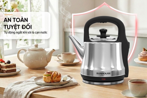 Ấm siêu tốc Inox 5L Sunhouse SHD1403