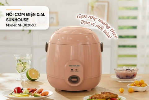Nồi cơm điện 0.4L Sunhouse SHD8206O