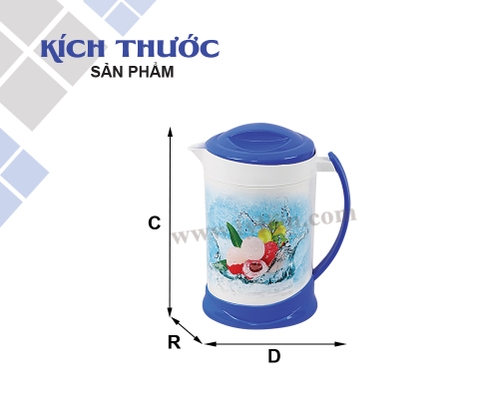 Ca Nhiệt Nice Trung nhựa Tý Liên No.1004-T