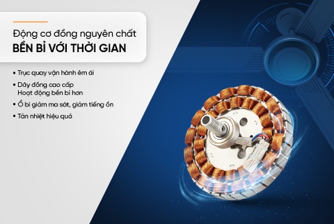 Quạt trần 3 cánh Sunhouse SHD7659G