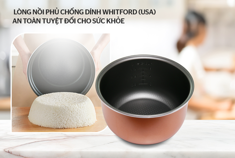 Nồi cơm điện 1.8L Sunhouse SHD8607W