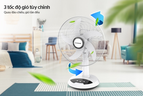 Quạt sạc Sunhouse SHD7223