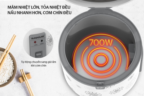 Nồi cơm điện 1.8L Sunhouse SHD8603