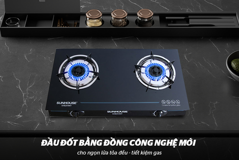 Bếp gas dương kính Sunhouse SHB204MT