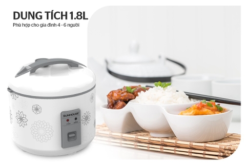 Nồi cơm điện 1.8L Sunhouse SHD8603