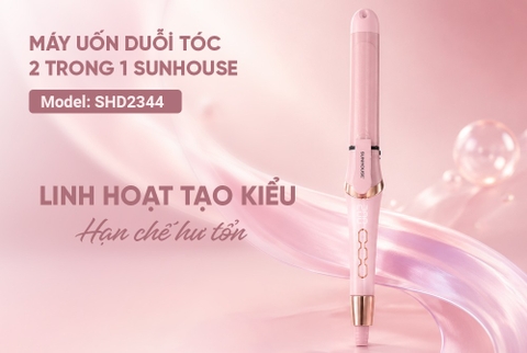 Máy uốn duỗi tóc 2 trong 1 Sunhouse SHD2344