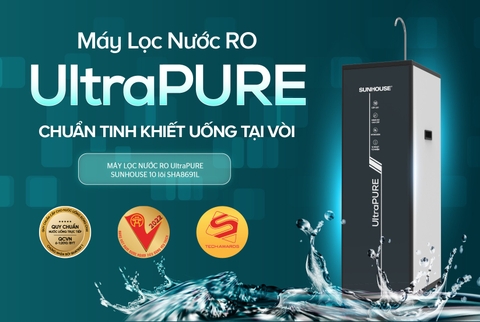 Máy lọc nước RO UltraPURE Sunhouse 10 lõi SHA8691L