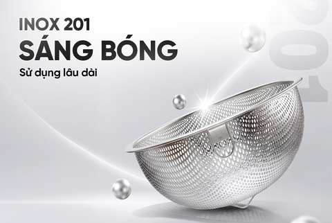 Rổ inox 20cm Sunhouse Healthy KS-BA200I