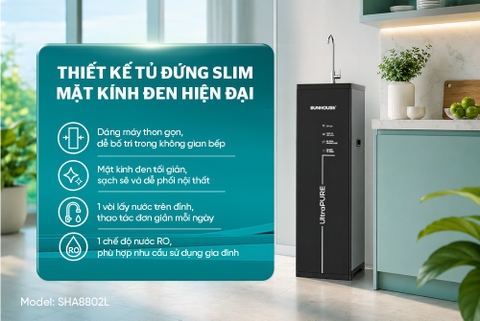 Máy lọc nước RO UltraPURE Sunhouse 11 lõi SHA8802L