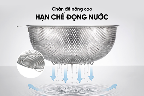 Rổ inox 20cm Sunhouse Healthy KS-BA200I