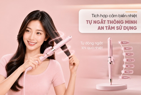 Máy uốn duỗi tóc 2 trong 1 Sunhouse SHD2344