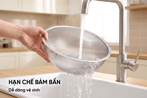Rổ inox 22cm Sunhouse Healthy KS-BA220I