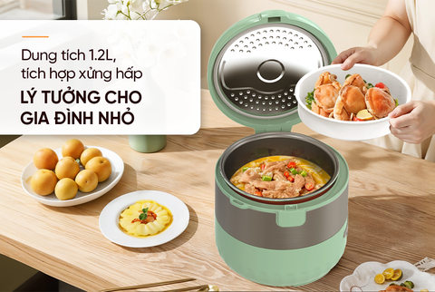 Nồi cơm điện 1.2L Sunhouse SHD8221