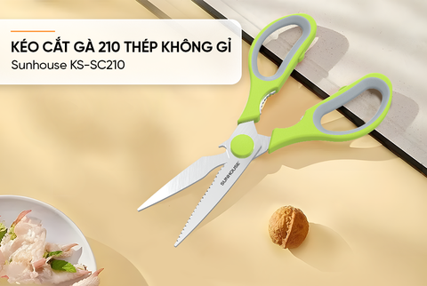 Kéo cắt gà 210 thép không gỉ Sunhouse KS-SC210