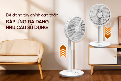 Quạt sạc Sunhouse SHD7221