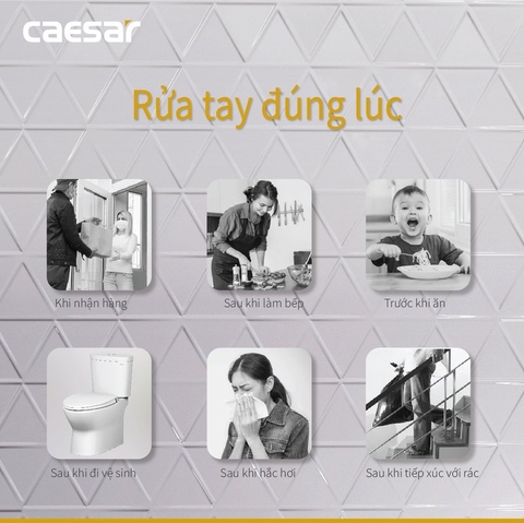 Vòi lavabo chậu rửa mặt Caesar B111C nước lạnh