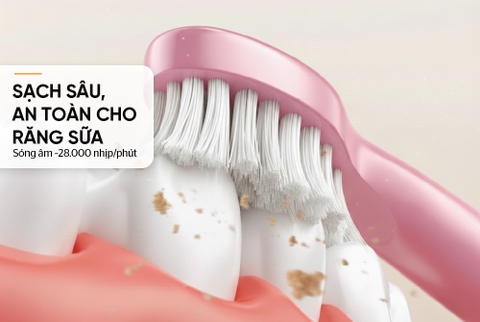 Bàn chải điện trẻ em Sunhouse SHC101P