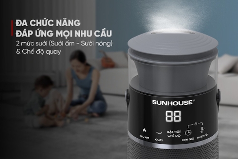 Sưởi điện Ceramic Sunhouse SHD7061