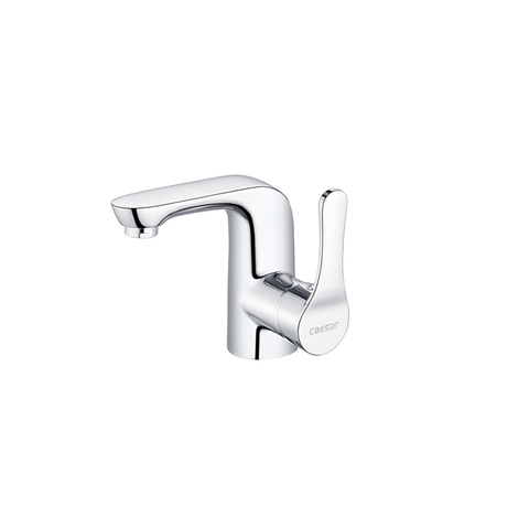 Vòi lavabo chậu rửa mặt Caesar B740CU nóng lạnh kèm nút xả nhấn